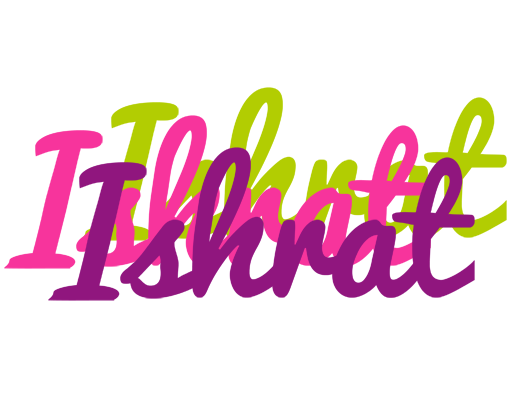 Ishrat flowers logo