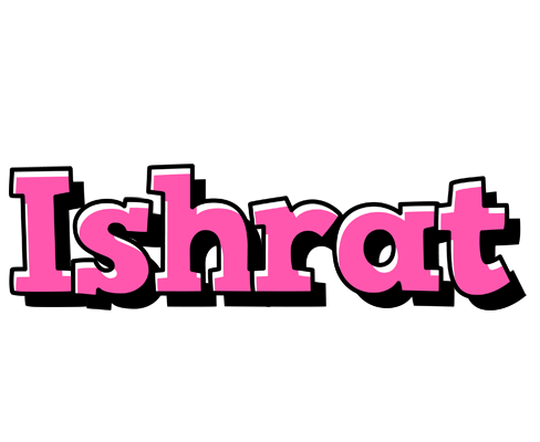 Ishrat girlish logo