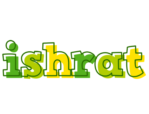 Ishrat juice logo