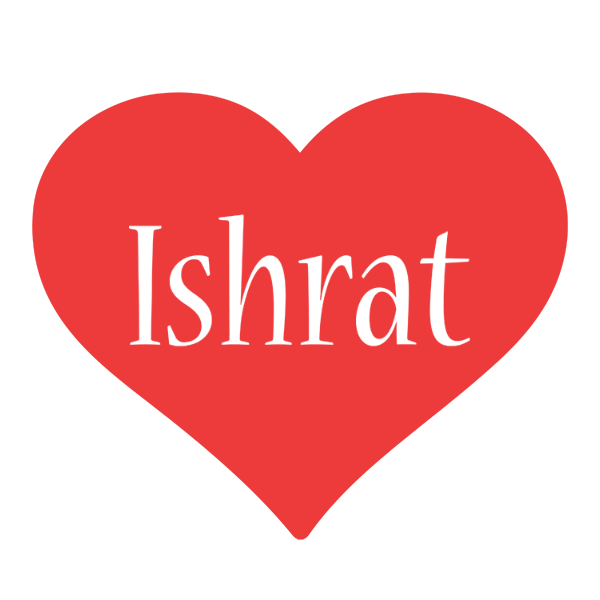 Ishrat love logo