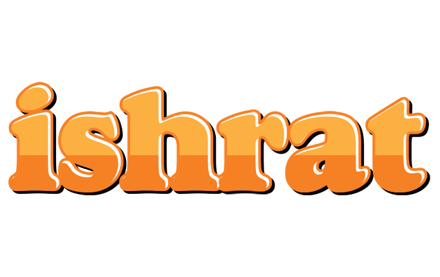 Ishrat orange logo