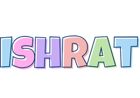 Ishrat pastel logo