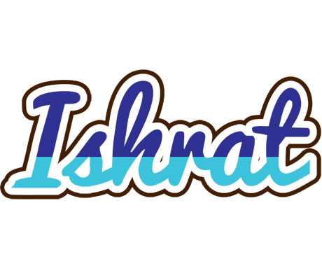 Ishrat raining logo