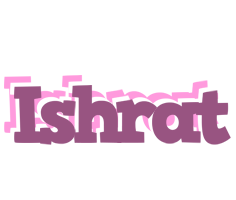 Ishrat relaxing logo