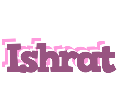 Ishrat relaxing logo
