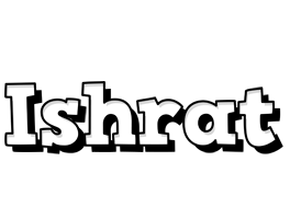 Ishrat snowing logo