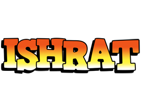 Ishrat sunset logo