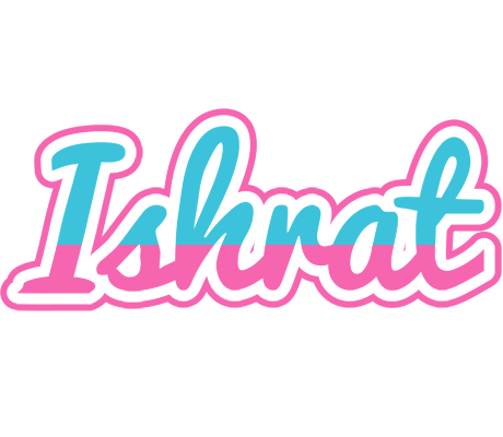 Ishrat woman logo
