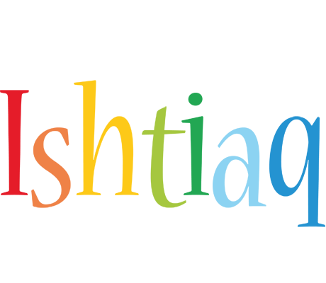 Ishtiaq birthday logo