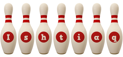 Ishtiaq bowling-pin logo