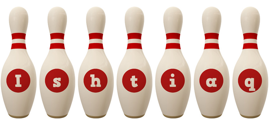 Ishtiaq bowling-pin logo