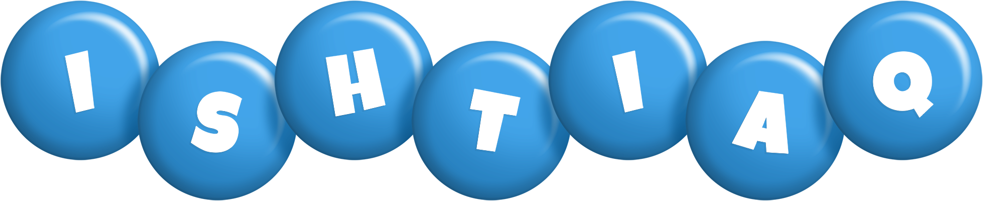 Ishtiaq candy-blue logo
