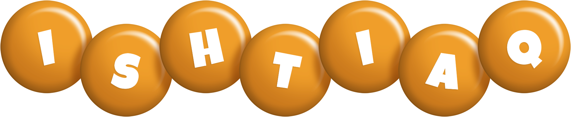 Ishtiaq candy-orange logo