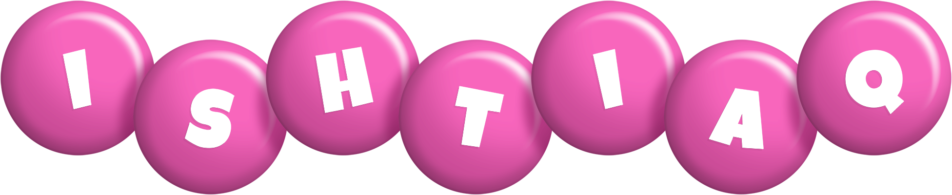 Ishtiaq candy-pink logo