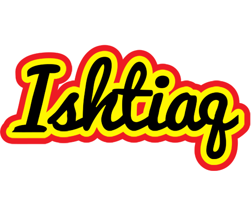 Ishtiaq flaming logo