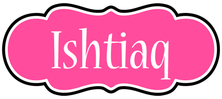 Ishtiaq invitation logo