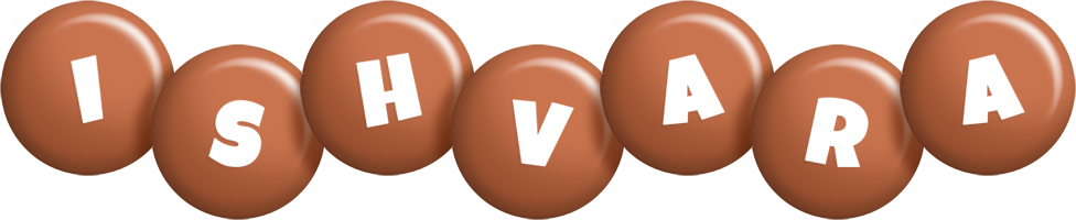 Ishvara candy-brown logo