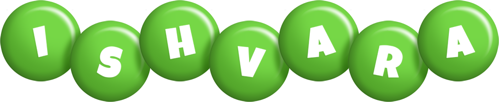 Ishvara candy-green logo