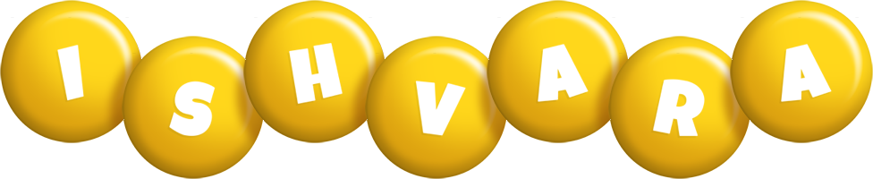 Ishvara candy-yellow logo