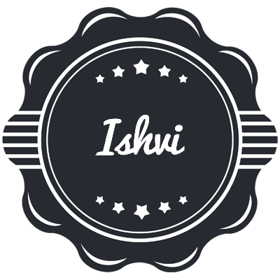 Ishvi badge logo