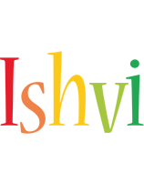 Ishvi birthday logo