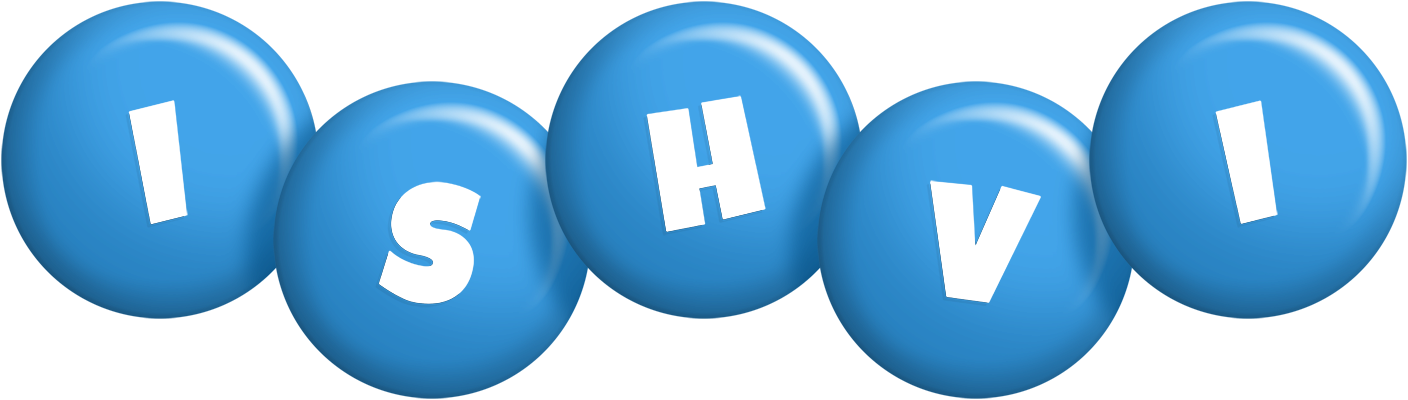 Ishvi candy-blue logo