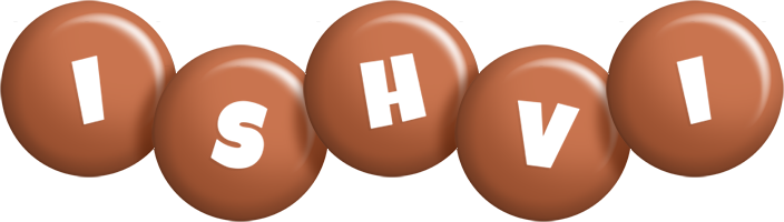 Ishvi candy-brown logo