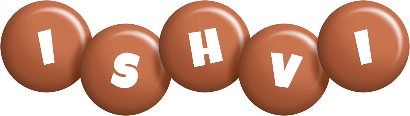 Ishvi candy-brown logo