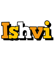 Ishvi cartoon logo