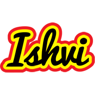 Ishvi flaming logo