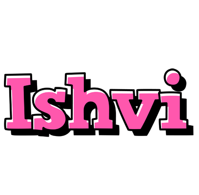 Ishvi girlish logo