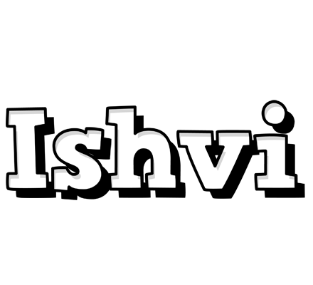 Ishvi snowing logo