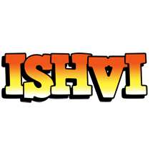 Ishvi sunset logo