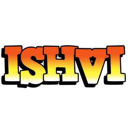 Ishvi sunset logo