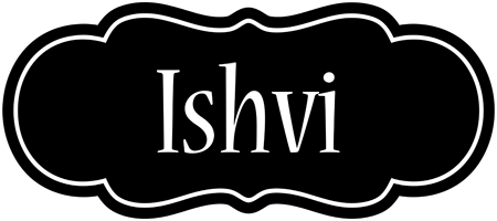 Ishvi welcome logo