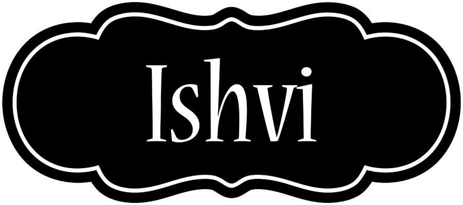 Ishvi welcome logo