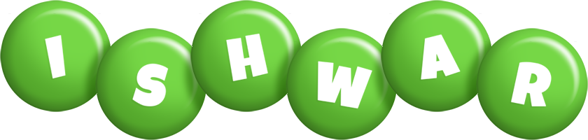 Ishwar candy-green logo