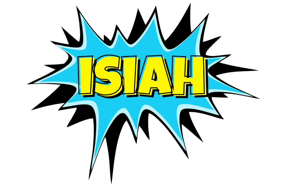 Isiah amazing logo