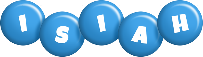 Isiah candy-blue logo