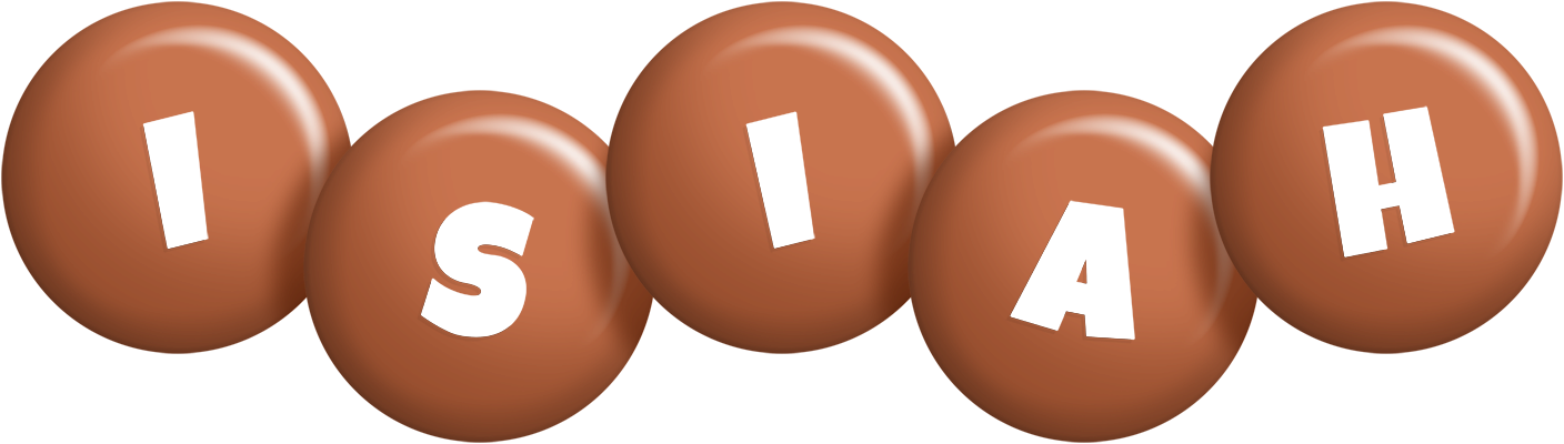Isiah candy-brown logo