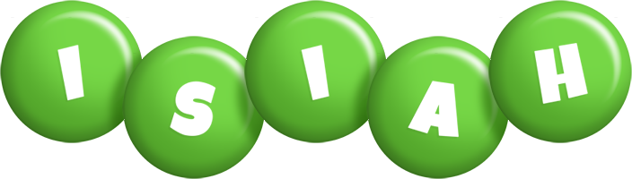 Isiah candy-green logo