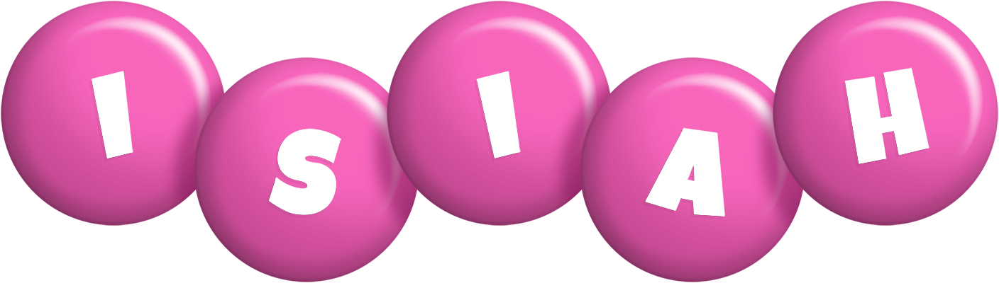 Isiah candy-pink logo