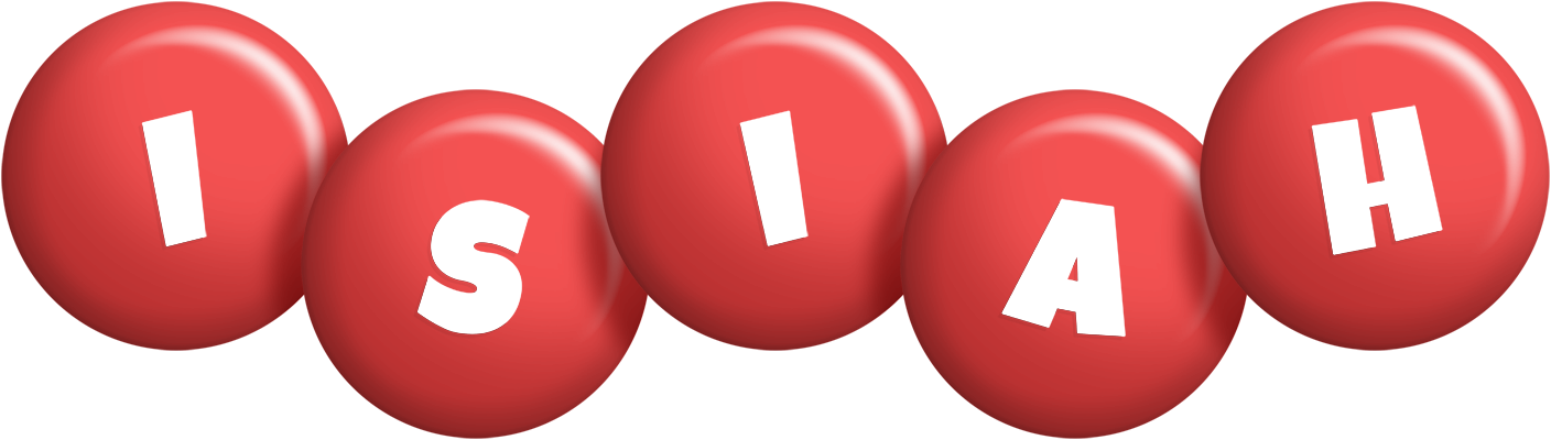 Isiah candy-red logo