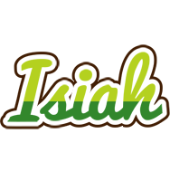 Isiah golfing logo