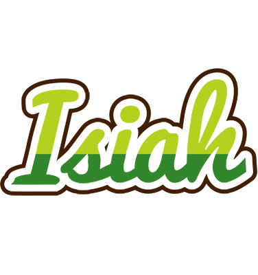 Isiah golfing logo