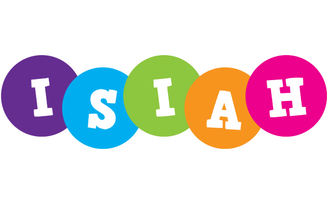 Isiah happy logo