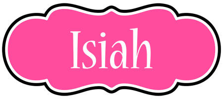 Isiah invitation logo