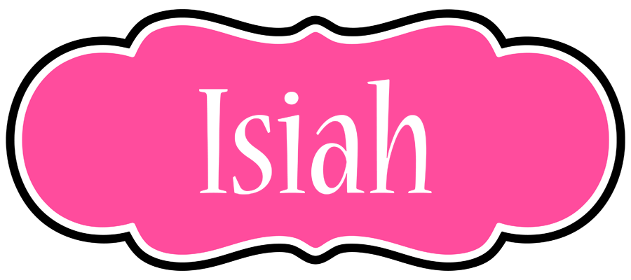 Isiah invitation logo