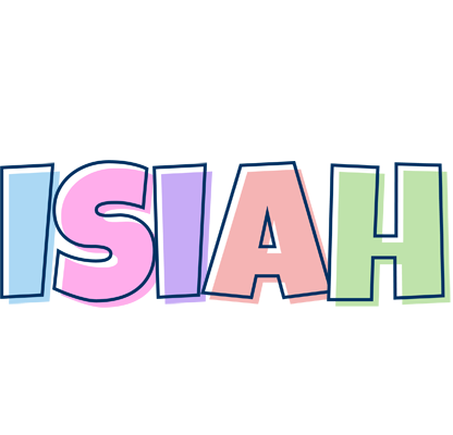 Isiah pastel logo