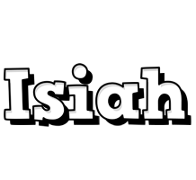 Isiah snowing logo